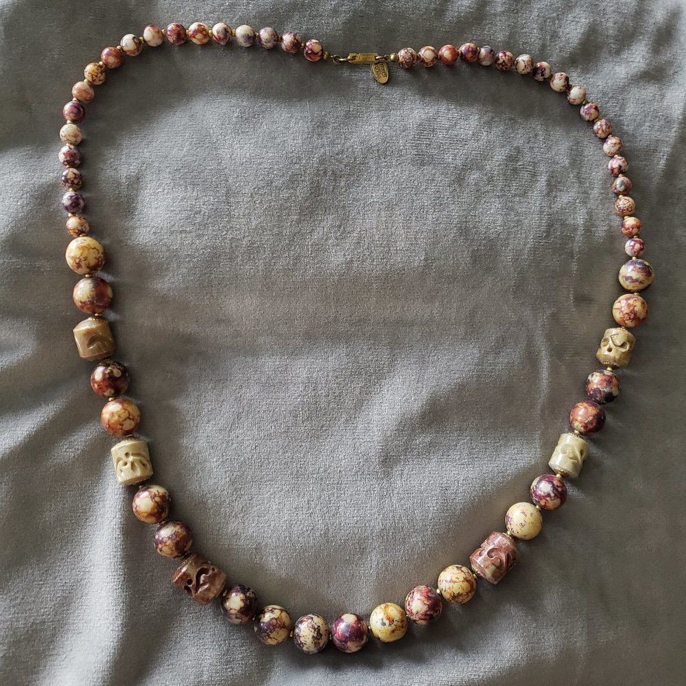 Vintage Gorgeous Miriam Haskell Necklace 1970s - Picture 2 of 7